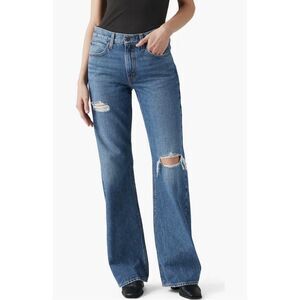 Levi’s ‘94 Distressed Mid Rise Baggy Bootcut Jeans Oakland Nights 32x31